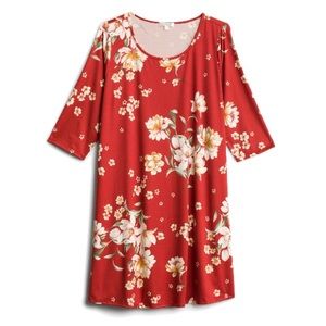 3X Nine Britton floral fall dress